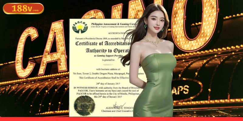 188V được cấp phép hợp pháp bởi tổ chức hàng đầu